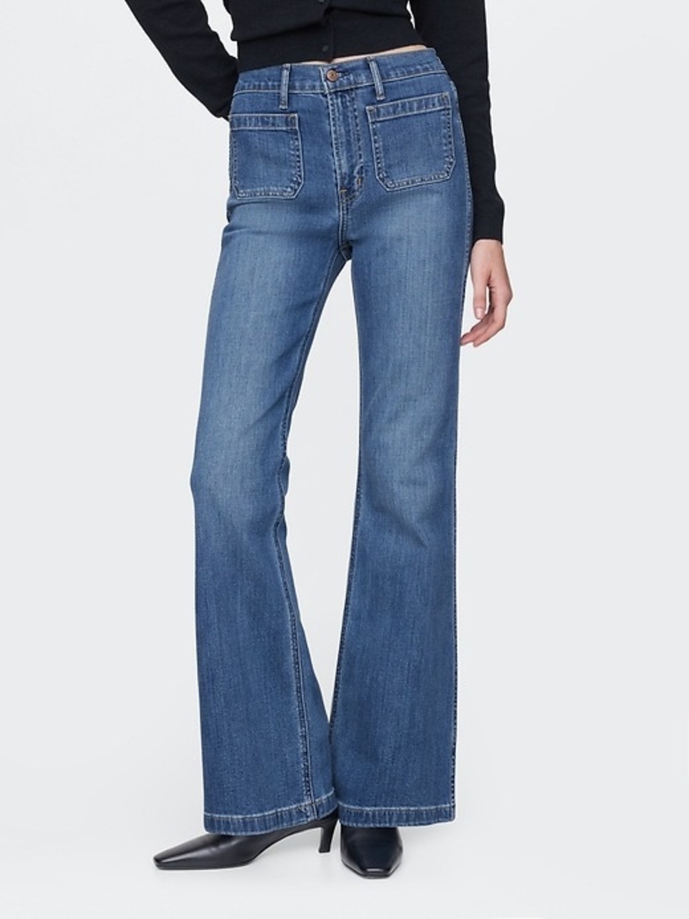 GAP ‘70s Flare High Rise Jeans